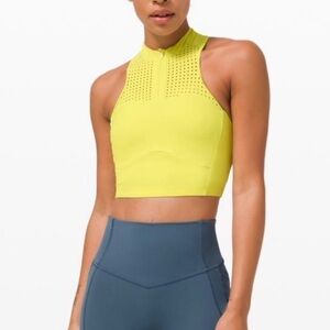 Lululemon Unleash Strength Bra in Yellow/Green Size 8